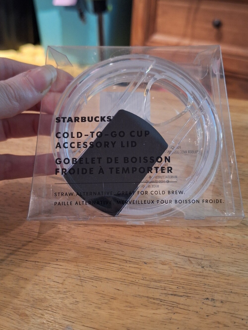 Starbucks Cold To Go Cup Strawless Accessory Lid Fits 16oz 24oz NIB